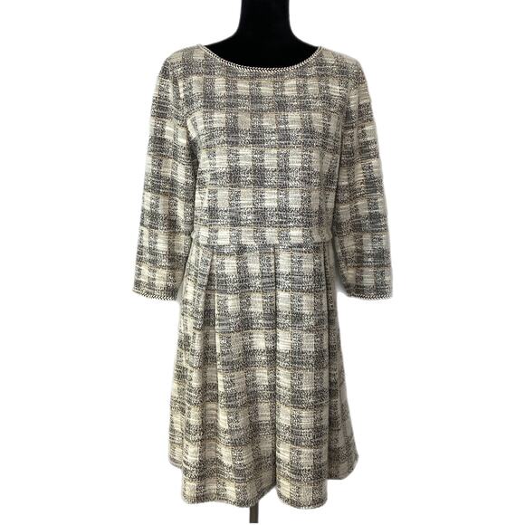 Max Studio Plaid Tweed Style Dress - Women's Size Large - Picture 1 of 5
